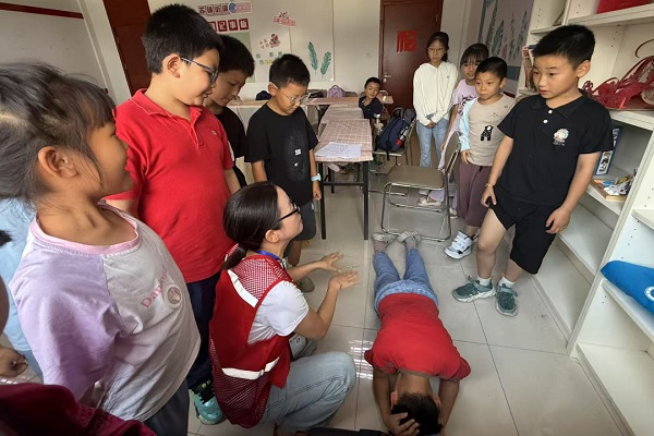 姑苏区国动知识走进暑托班 筑牢青少年安全防线