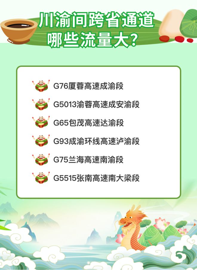 端午假期高速不免费四川这些高速公路易堵→必赢中国(图1)