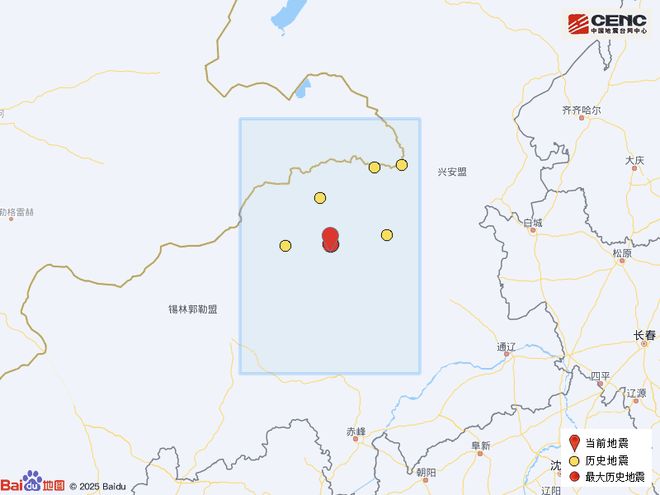 东乌珠穆沁旗发生地震(图1)