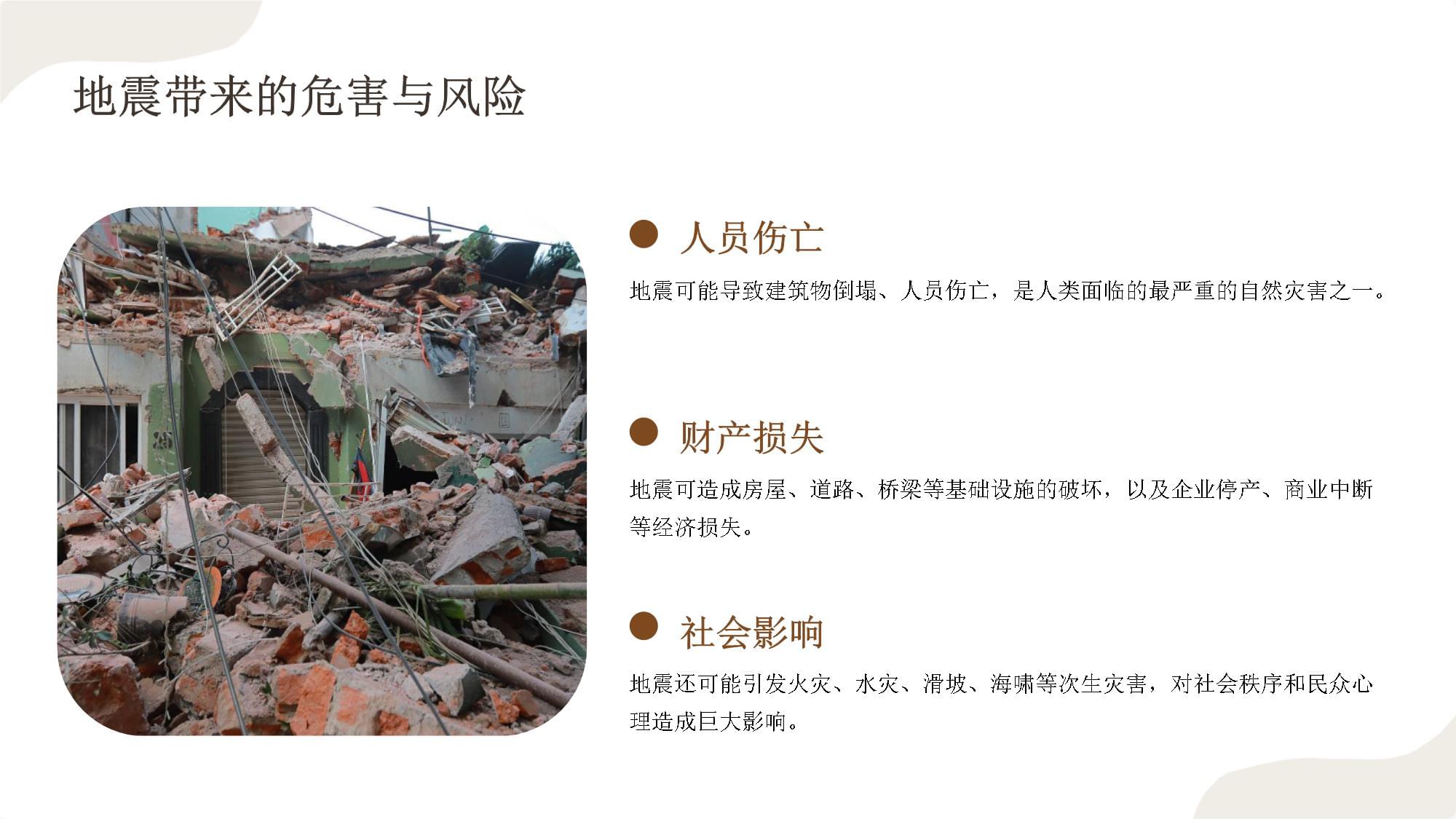 预防地震灾害主题班会课件(图1)