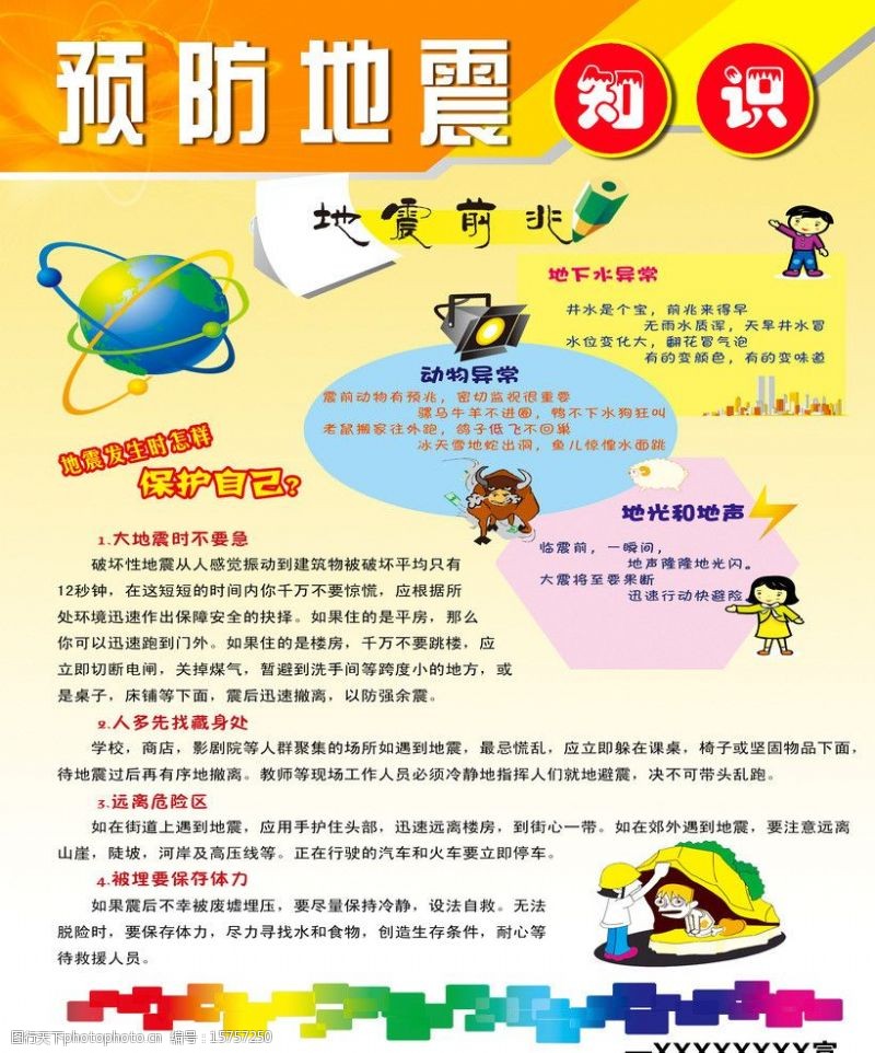 防震减灾筑防线安全自护伴成长(图1)